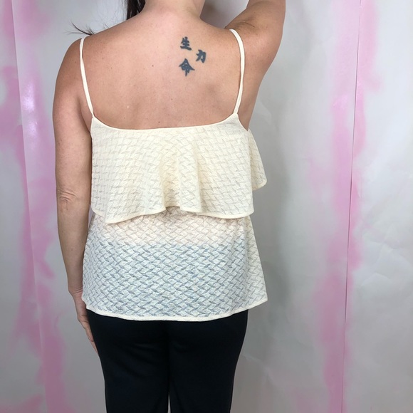 Torn by Ronny Kobo Layered Lace Mesh Tank Top - Picture 5 of 7